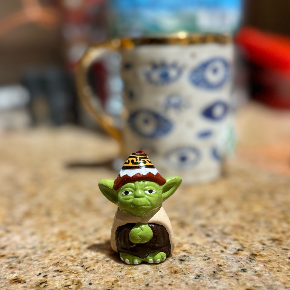 New Yoda incense figurine ceramic incense holder